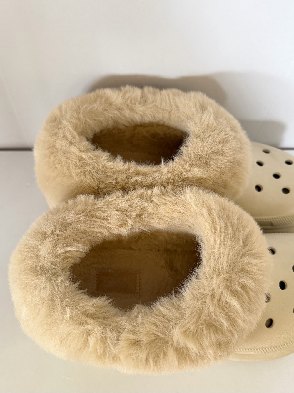 Crocs Unisex Furever Crush Clog - Bone Size Women’s 8 - Picture 9 of 10